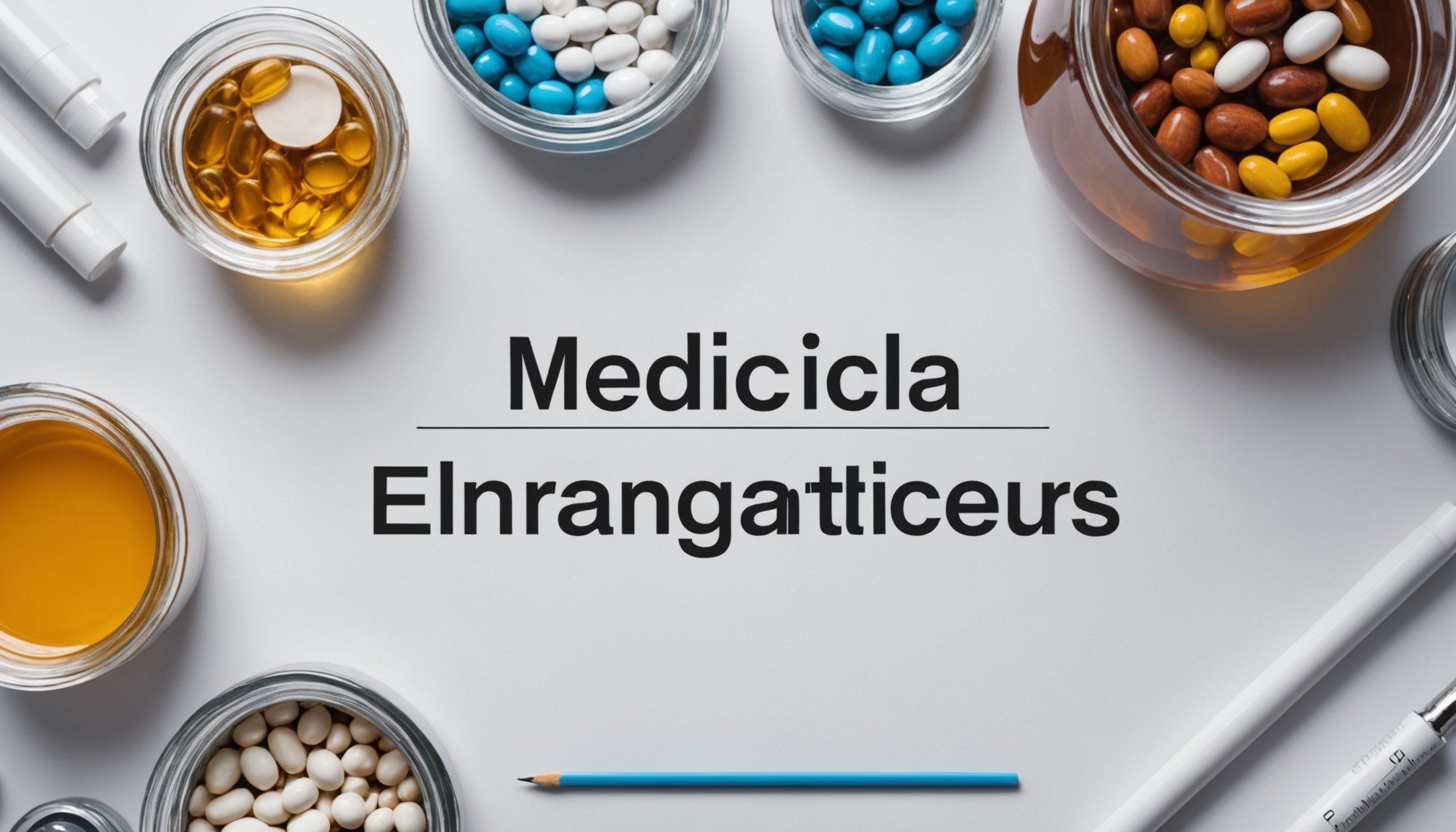 Medical illustration showing factors that influence male potency and erectile function